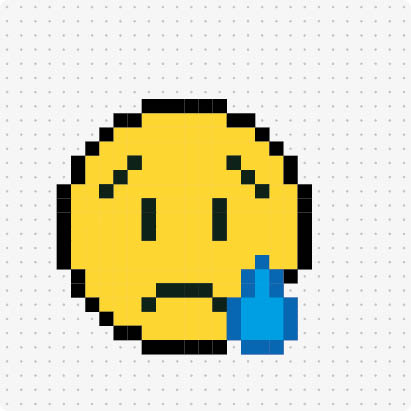 trauriges Emoji