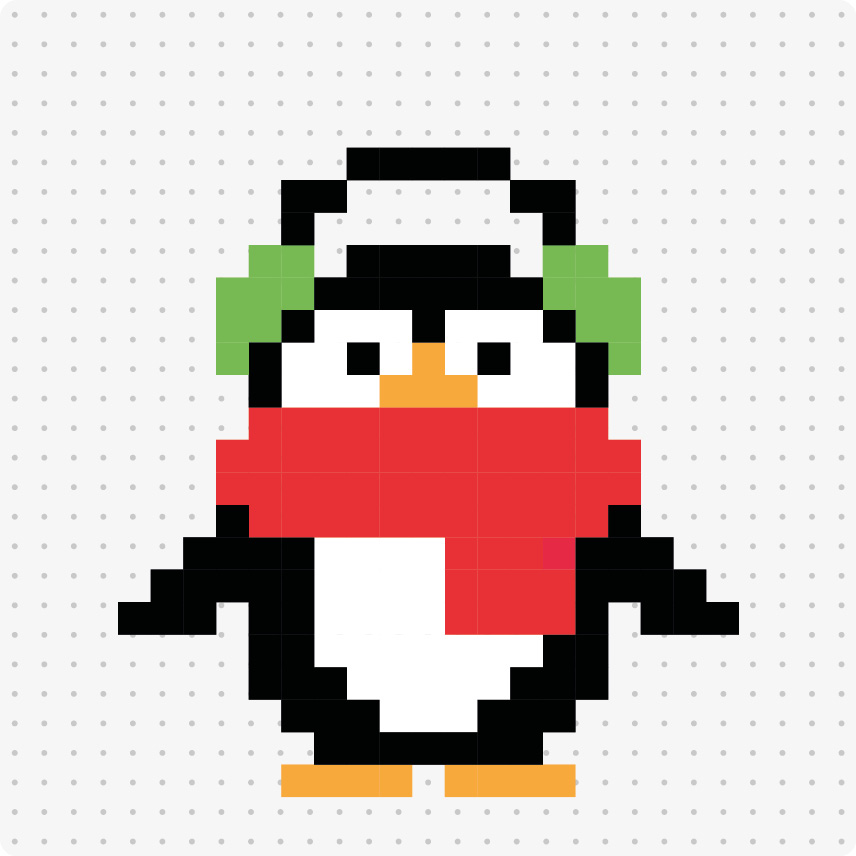 Winterpinguin